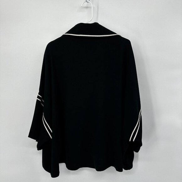 Ivan Grundahl Copenhagen Womens Tunic Jacket Black White Size Large EU 40 Flowy - Picture 2 of 8